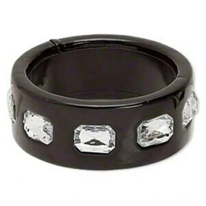 Shagadellic Bangle Bracelet Black Vinyl Bracelet